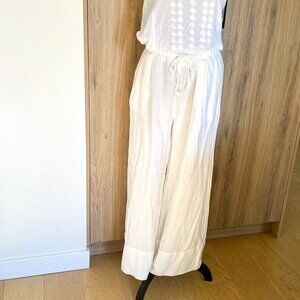 NWOT Young Fabulous and Broke White Linen Blend Pants